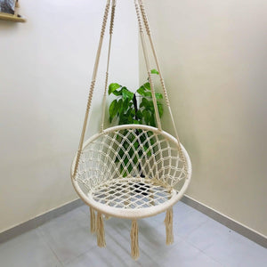 أرجوحة مكرمية قطن، 80 سم