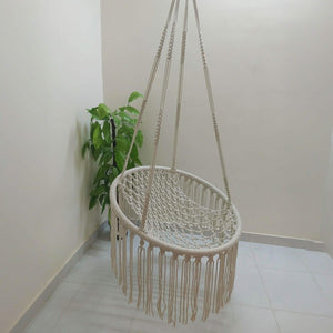 أرجوحة مكرمية قطن، 80 سم