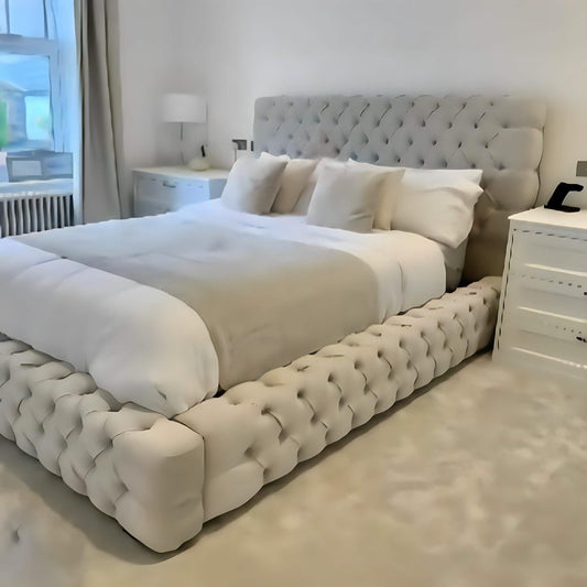 سرير سوبر كينج خشب كونتر، 180*200*140 سم