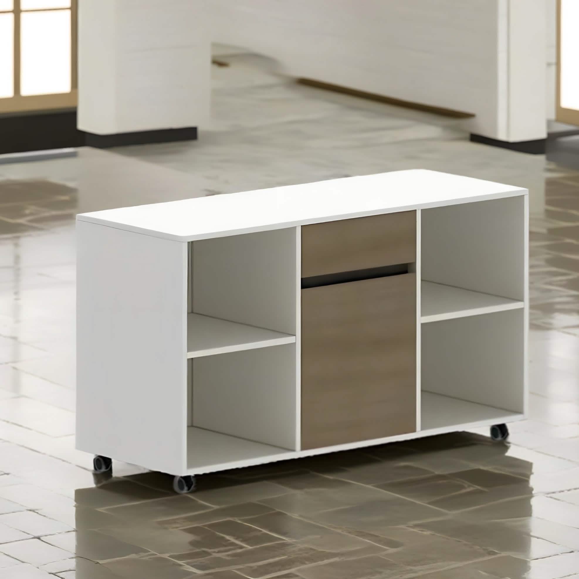 وحدة تخزين خشب ام دي اف، 120*40*60 سم