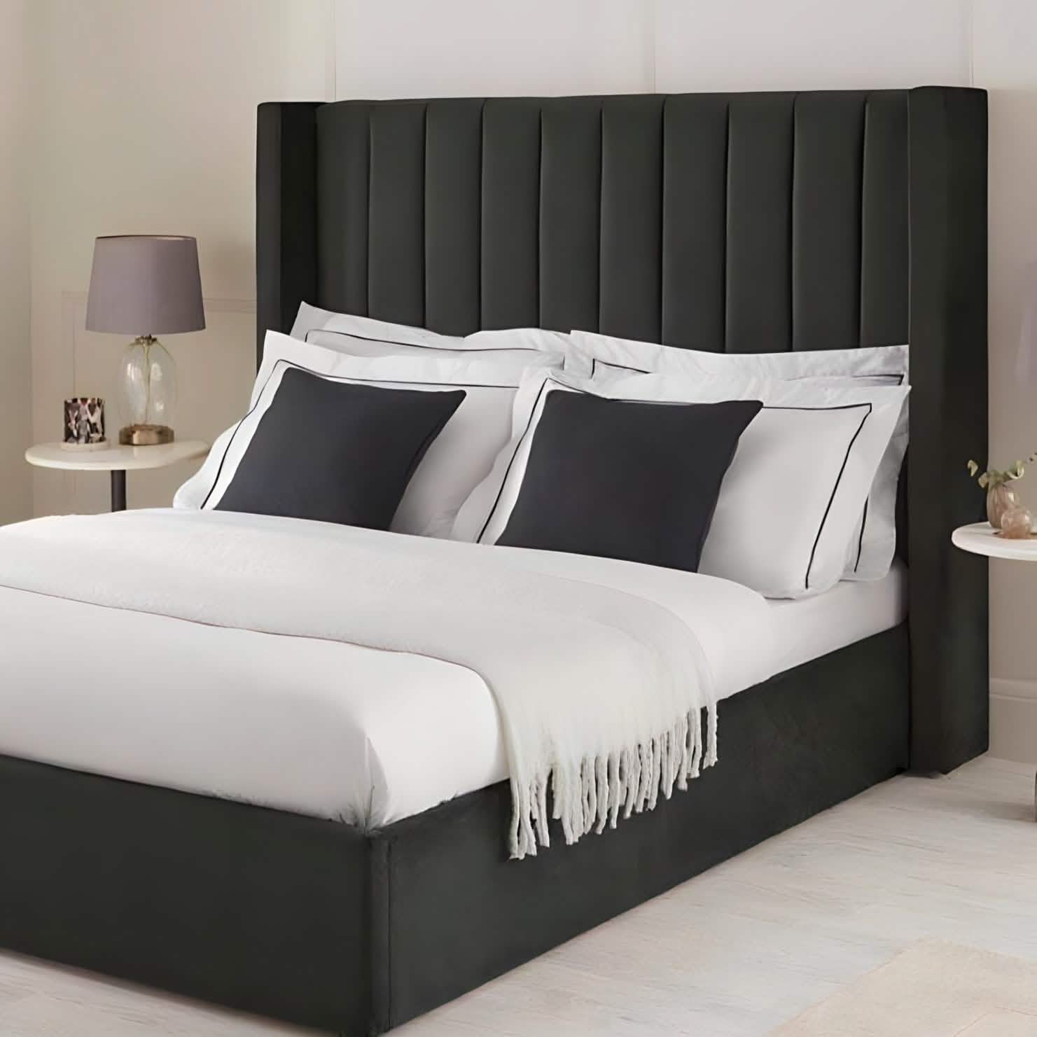 سرير كينج خشب كونتر، 160*195*120 سم