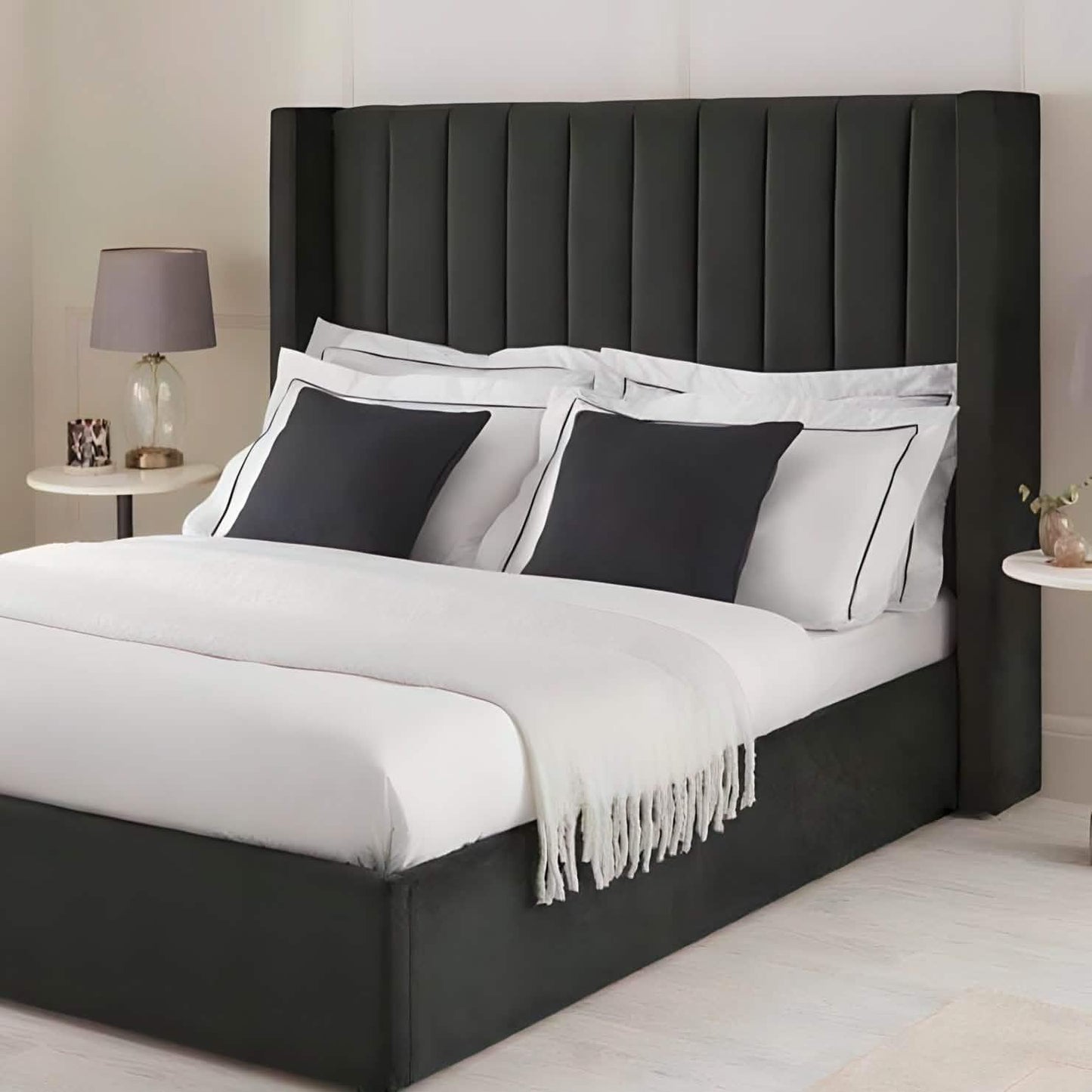 سرير كوين خشب كونتر، 150*195*120 سم