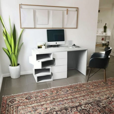 مكتب ام دي اف، 130*60*75 سم