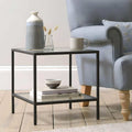 ترابيزة جانبية زجاج 50*50*60 سم - RON69 Royal Iron