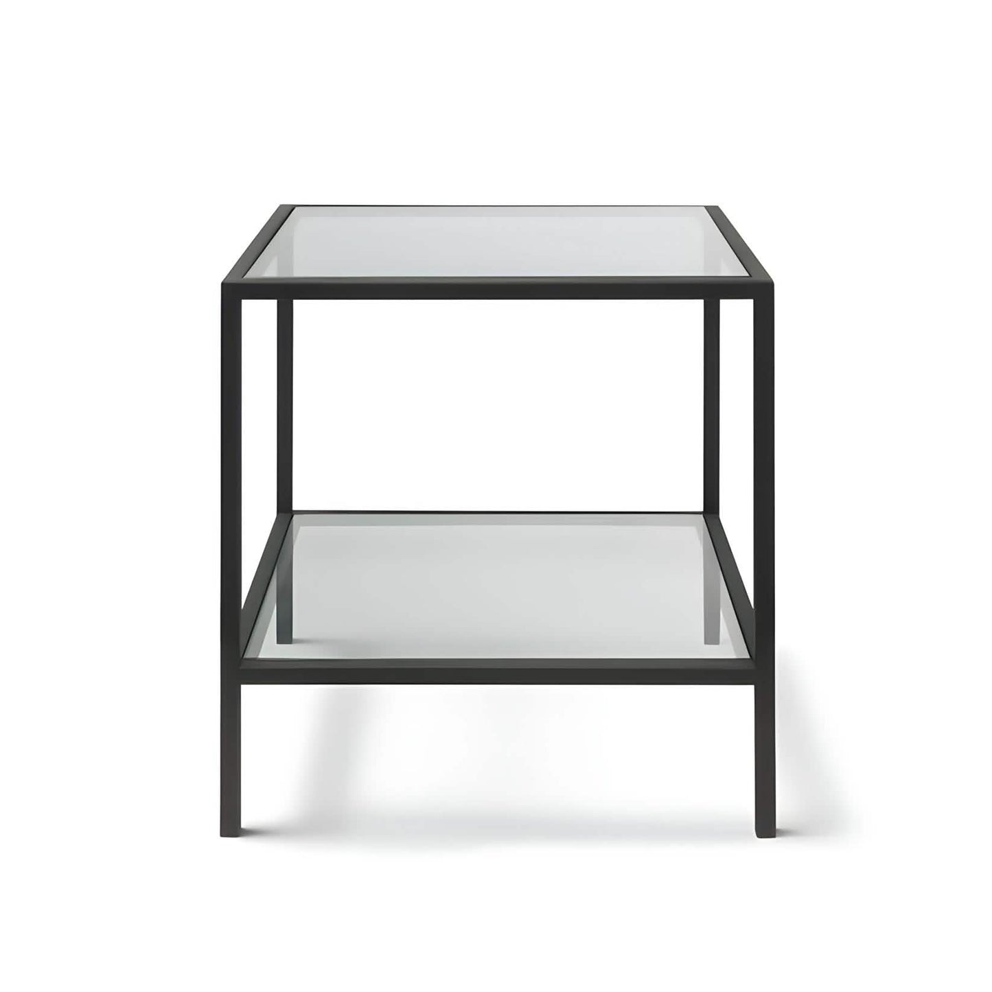 ترابيزة جانبية زجاج 50*50*60 سم - RON69 Royal Iron