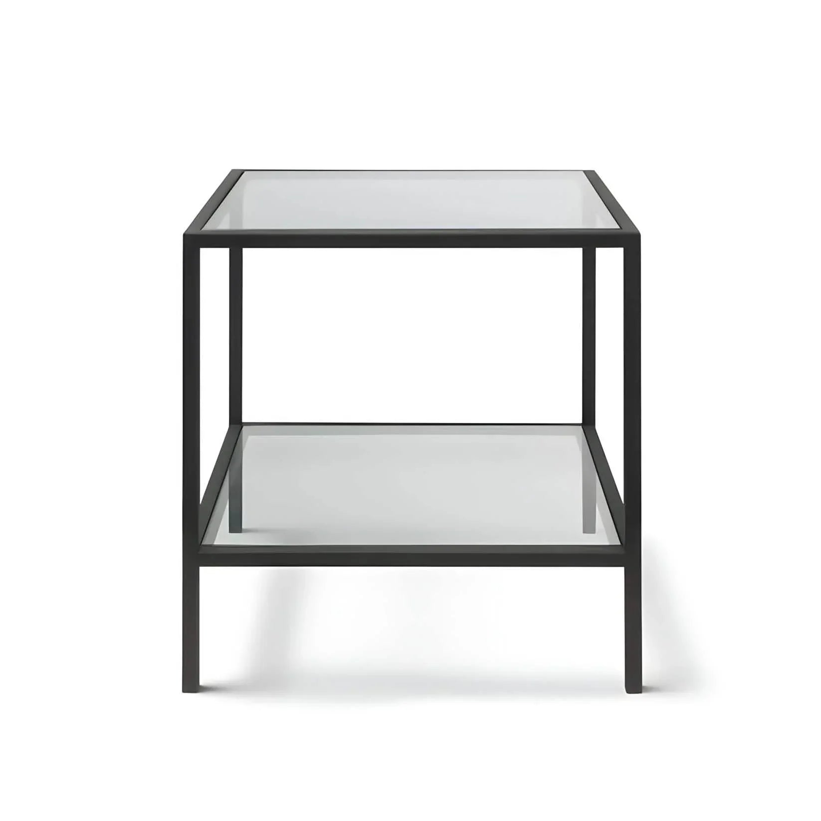 ترابيزة جانبية زجاج 50*50*60 سم - RON69 Royal Iron