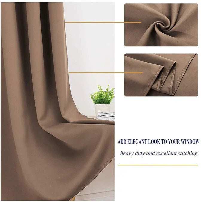 ستارة لون بيج غامق 132*160 سم - CART75 - Homix