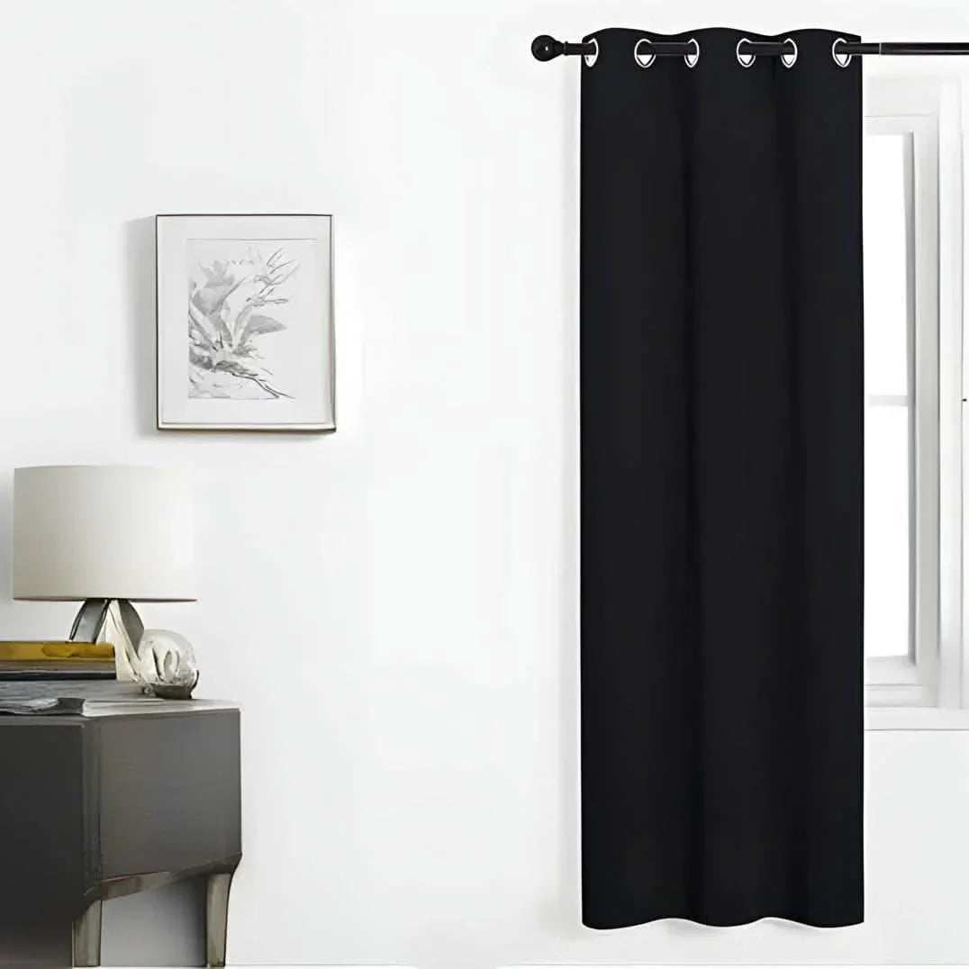ستارة لون أسود 132*214 سم - CART95 - Homix