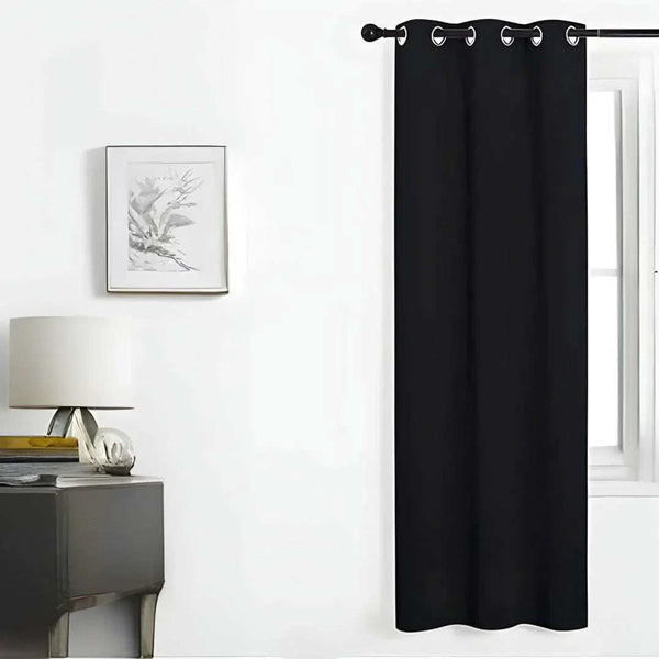 ستارة لون أسود 132*214 سم - CART95 - Homix