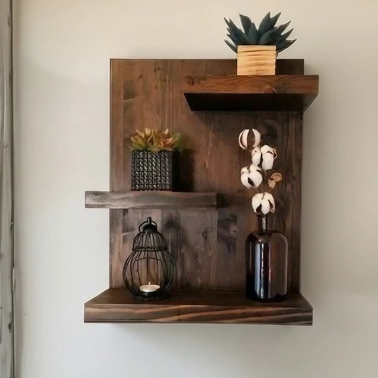 رف حائط خشب موسكي، 40*10*50 سم