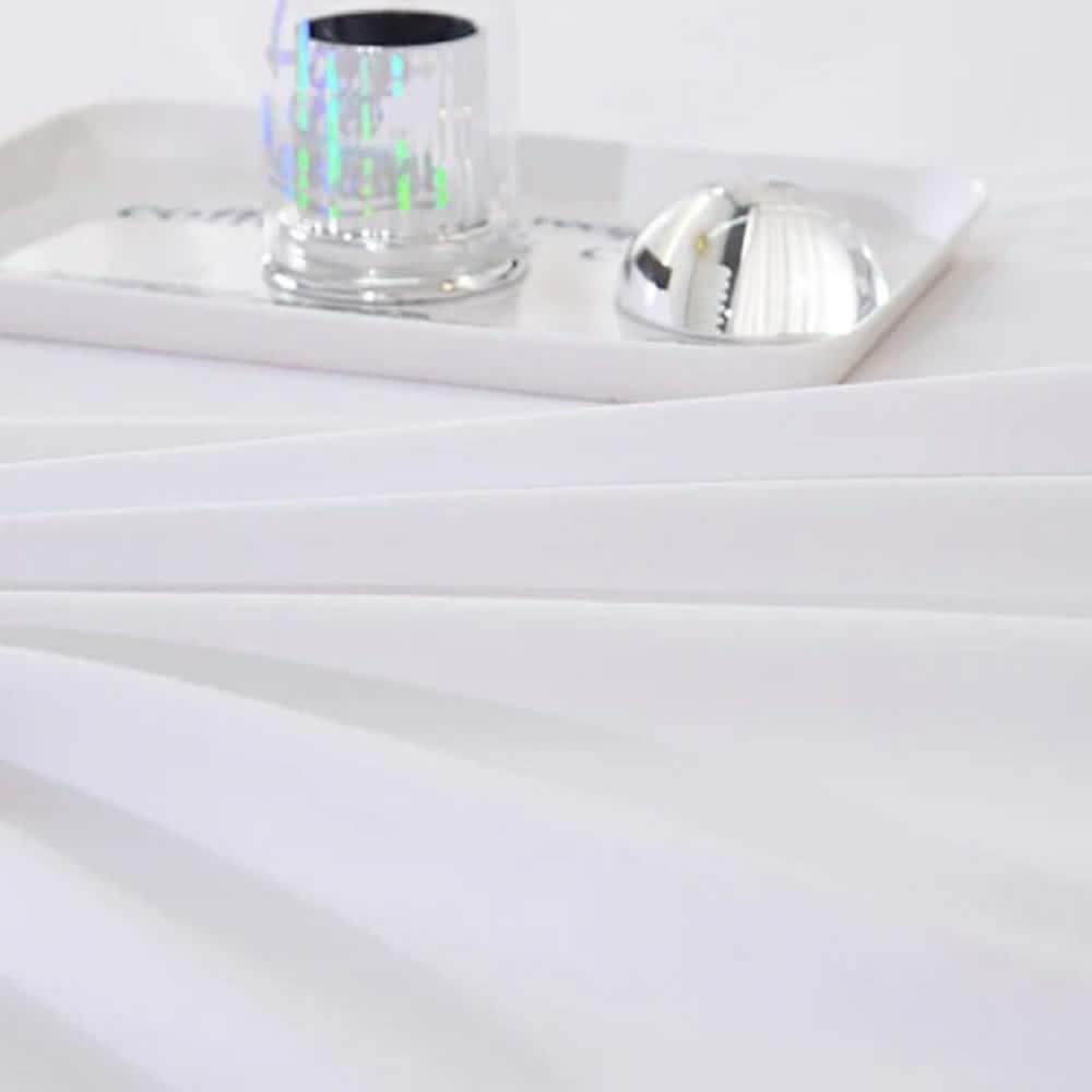 طقم ملاية سرير مايكروفايبر، 240*220 سم - أبيض