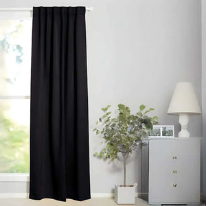ستارة لون أسود 140*240 سم - CART97 - Homix
