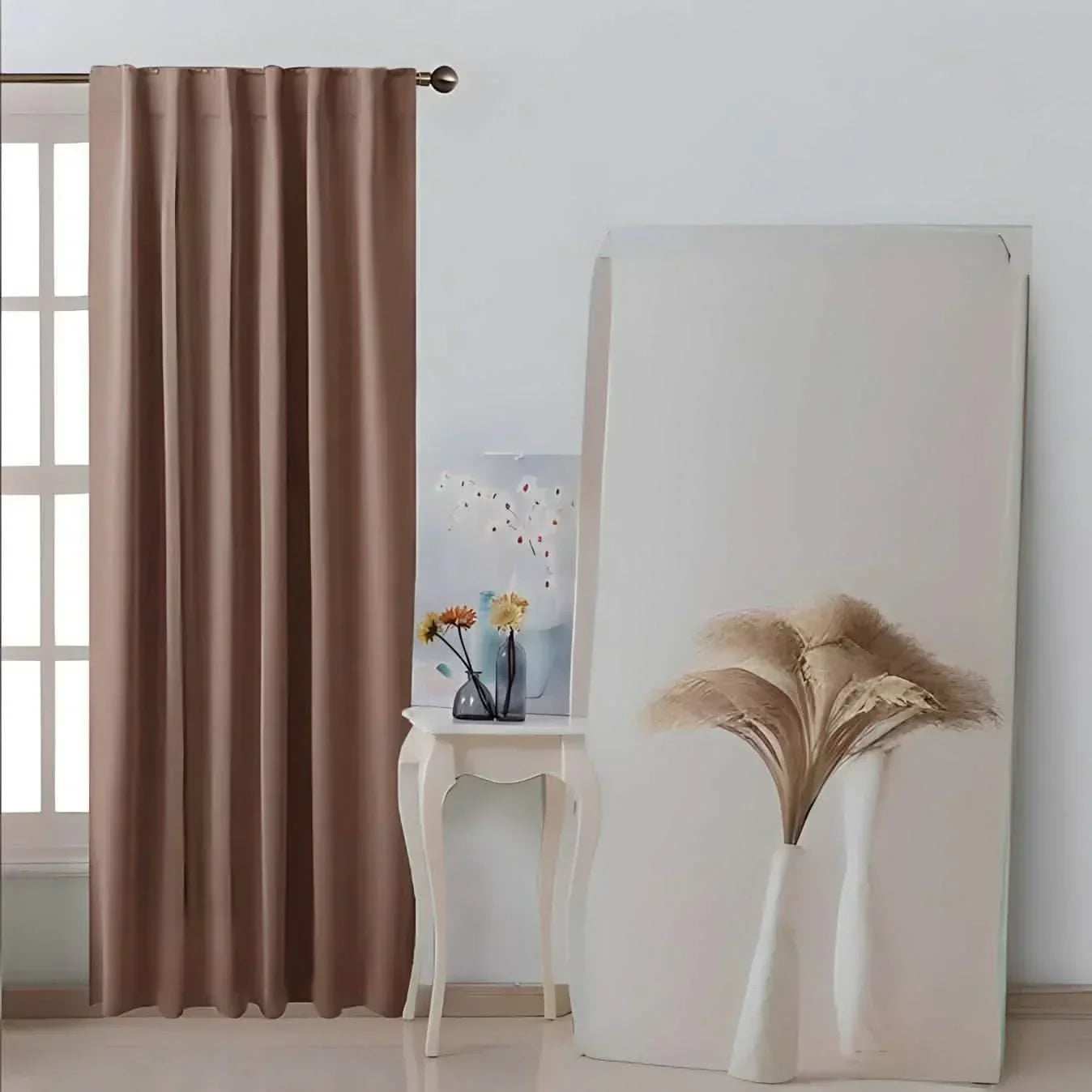 ستارة لون بيج غامق 140*240 سم - CART79 Cartela