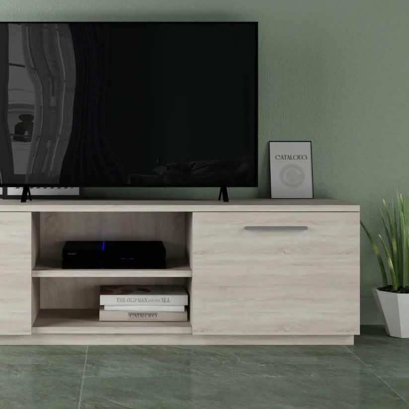 ترابيزة تليفزيون ام دي اف، 140*55*35 سم