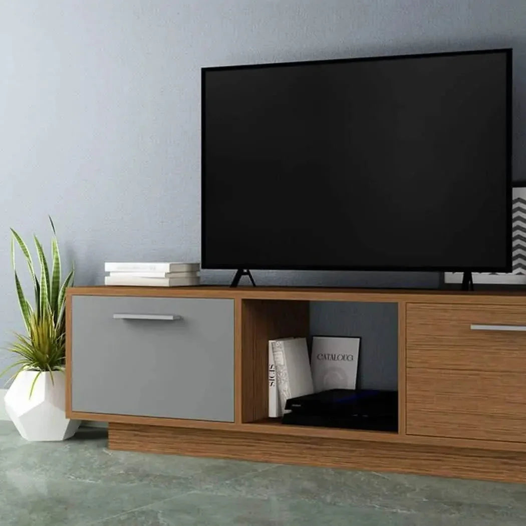 ترابيزة تليفزيون ام دي اف، 140*30*40 سم