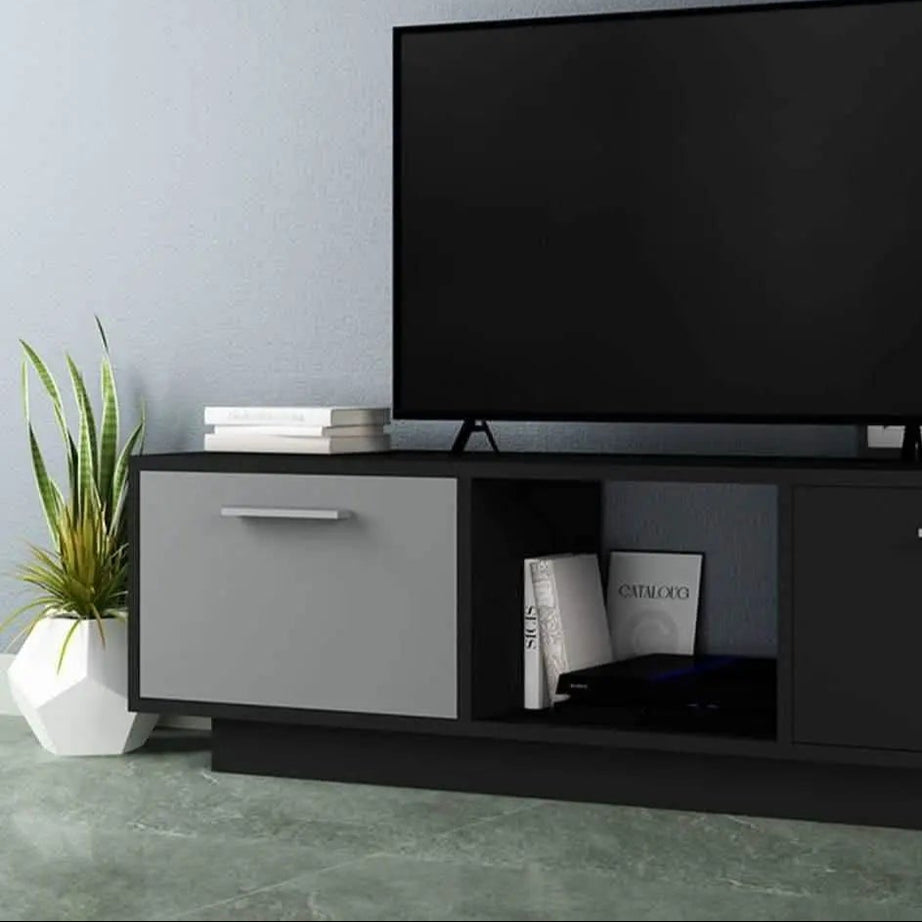 ترابيزة تليفزيون ام دي اف، 140*30*40 سم