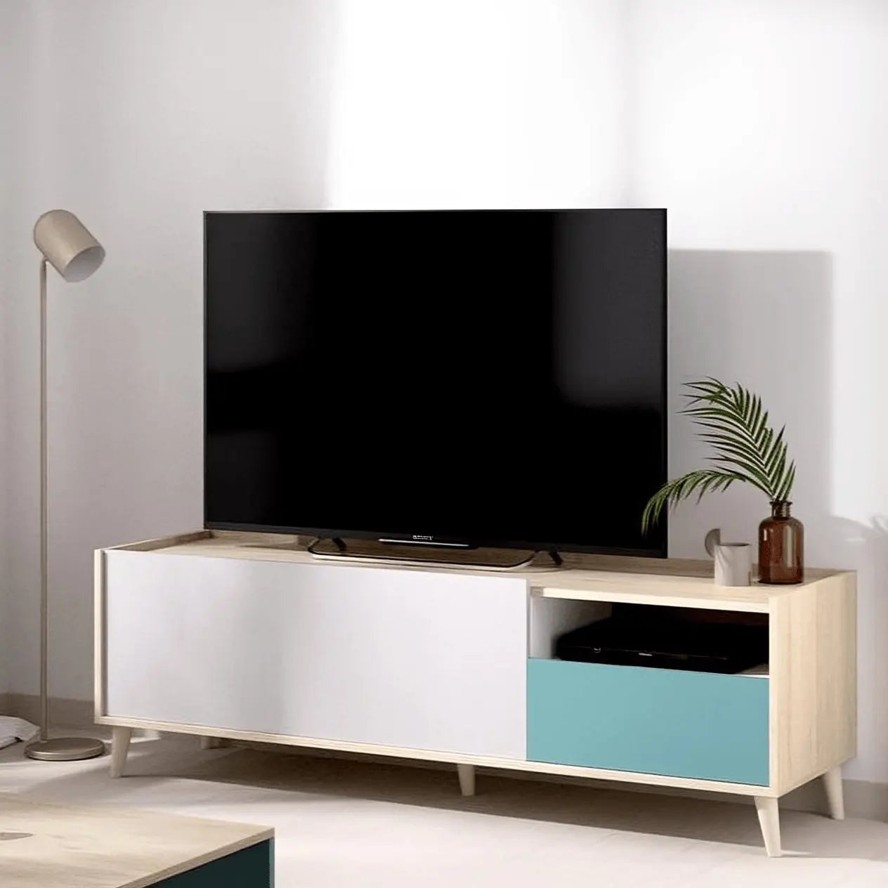 ترابيزة تليفزيون ام دي اف 140*30*45 سم - CLG258 - Homix