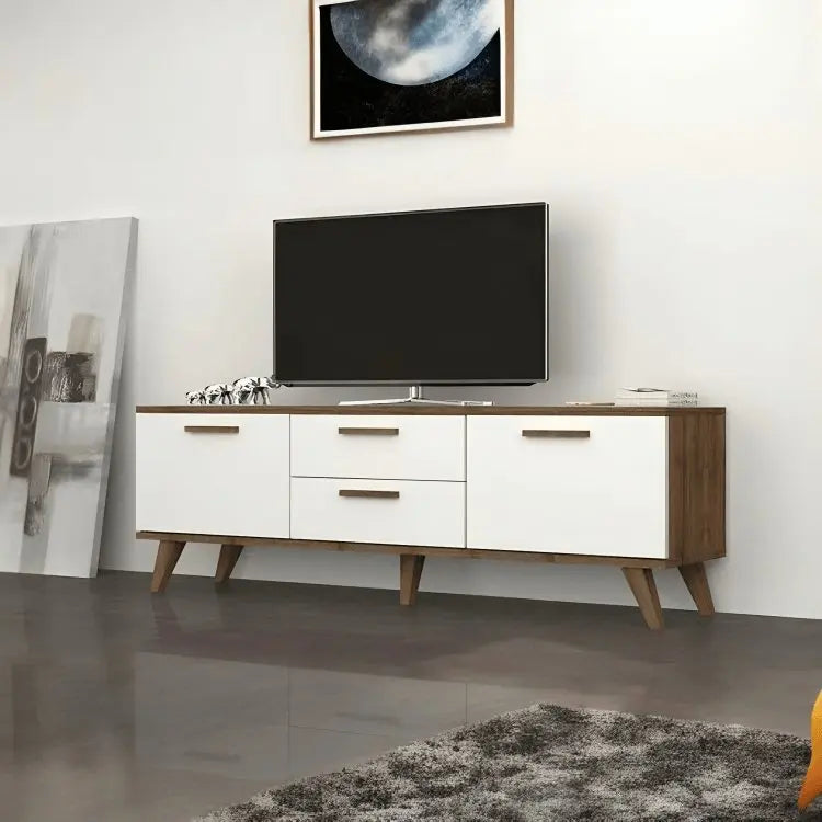 ترابيزة تليفزيون ام دي اف 140*30*47 سم - CLG218 - Homix