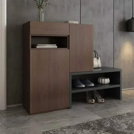 تسوق الأن من هومكس  جزامة ام دي اف اسباني 140*35*120 سم - FUR57 بأفضل سعر وأفضل جودة 