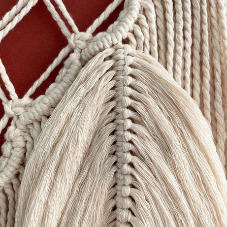 مكرمية حائط خشب، 50*70 سم