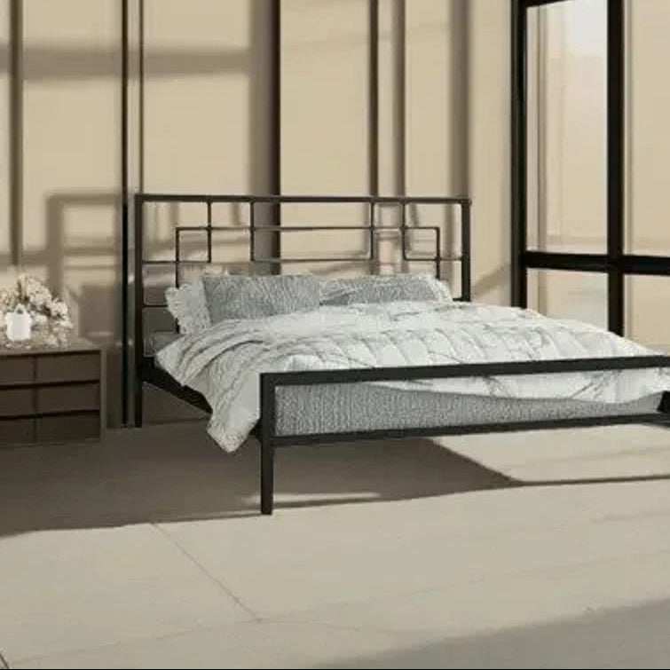 سرير كوين معدن، 150*200*110 سم