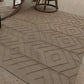 سجادة صوف لون بيج غامق 150*200 سم - LUS86 - Homix