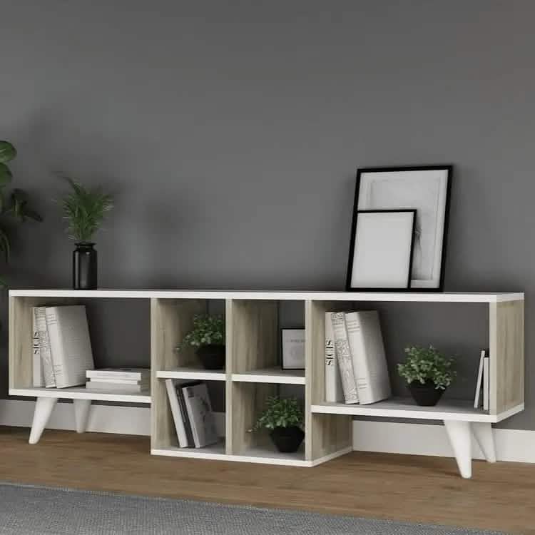 ترابيزة تليفزيون ام دي اف 150*30*45 سم - CLG303 - Homix