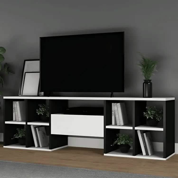 ترابيزة تليفزيون ام دي اف 150*30*45 سم - CLG306 - Homix