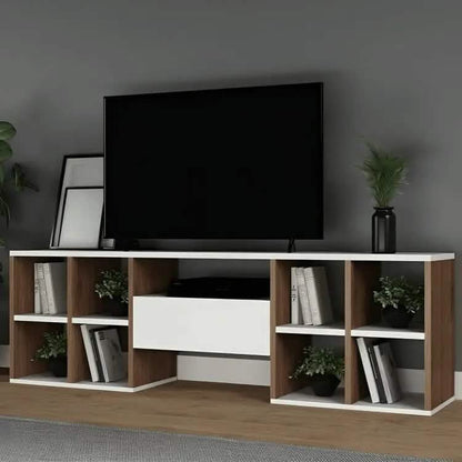 ترابيزة تليفزيون ام دي اف 150*30*45 سم - CLG306 - Homix