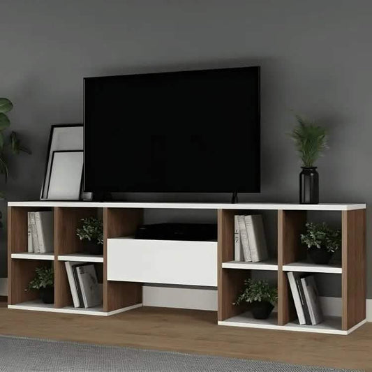 ترابيزة تليفزيون ام دي اف 150*30*45 سم - CLG306 - Homix