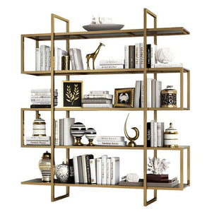 وحدة أرفف معدن و زجاج 160*30*200 سم - RON29 Royal Iron