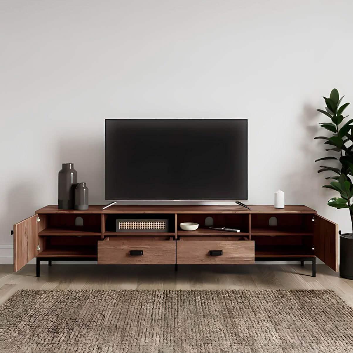 تسوق الأن من هومكس  ترابيزة تليفزيون ام دي اف 160*30*50 سم - HOM151 بأفضل سعر وأفضل جودة 