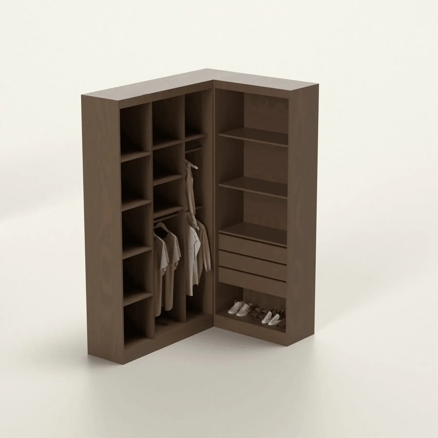 دريسينج خشب ام دي اف، 160*120*220 سم