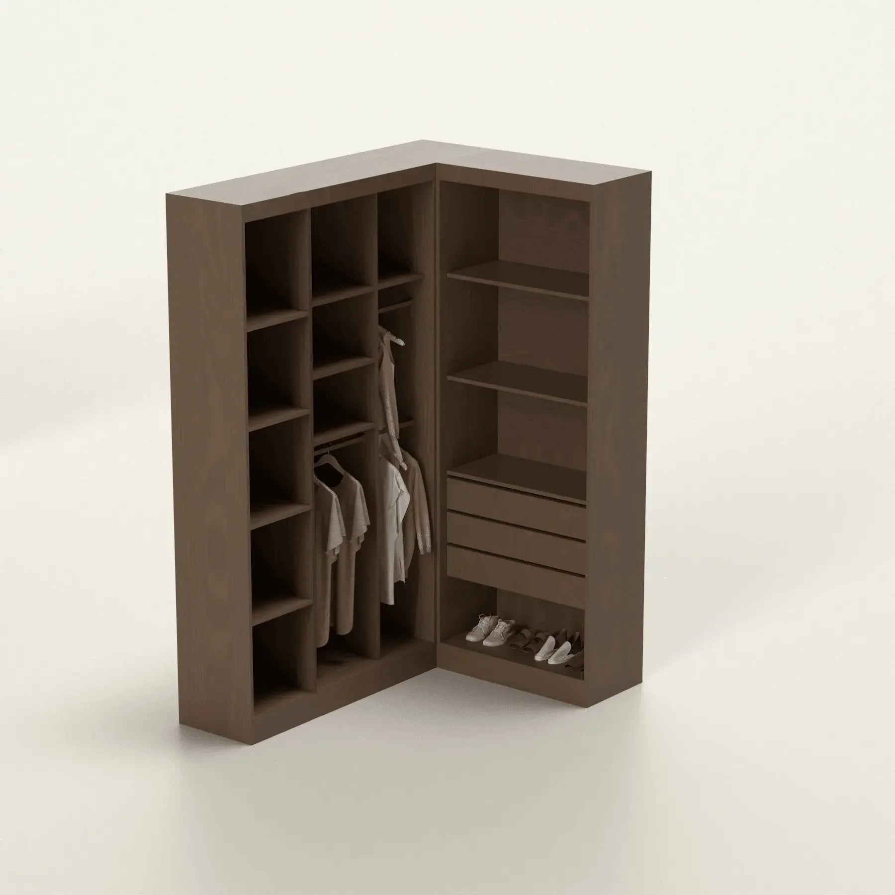 دريسينج خشب ام دي اف، 160*120*220 سم