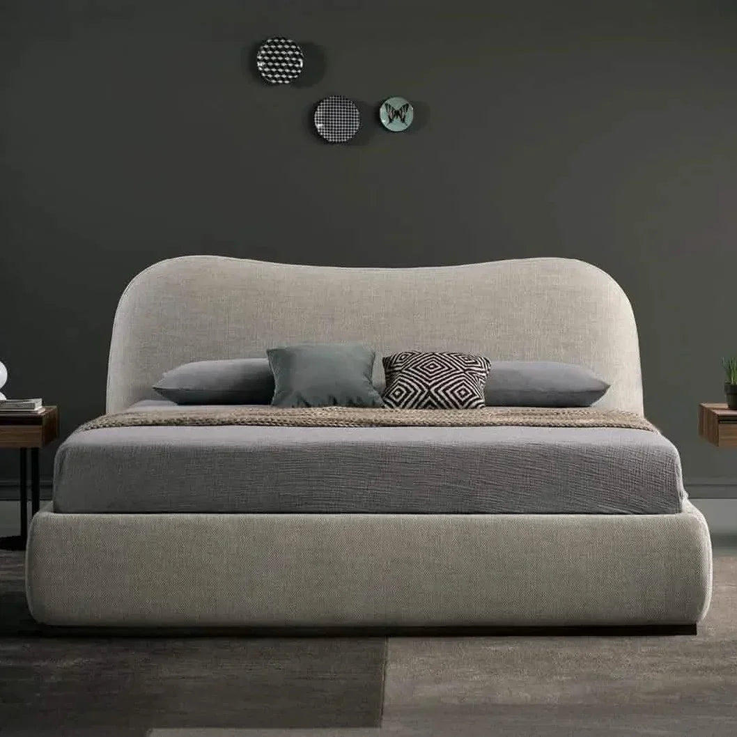 سرير كينج خشب ام دي اف و زان، 160*200*120 سم