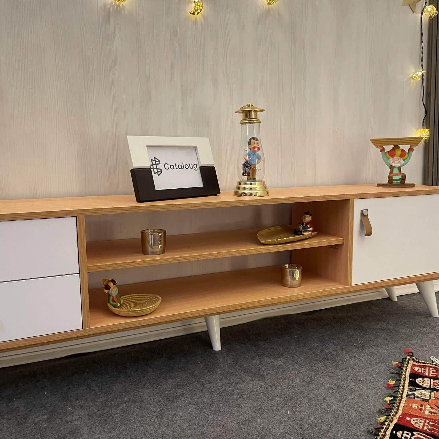 تسوق الأن من هومكس  ترابيزة تليفزيون ام دي اف 160*30*45 سم - CLG262 بأفضل سعر وأفضل جودة 