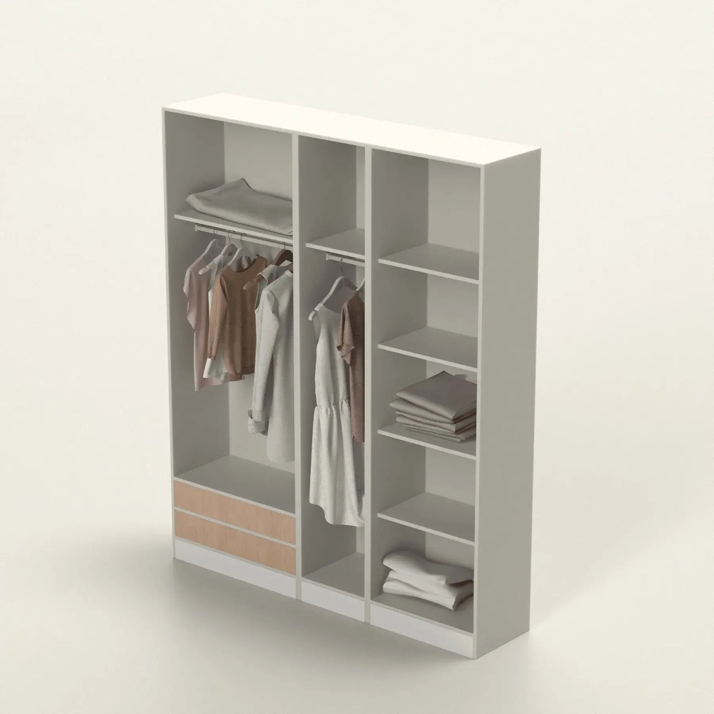 دريسينج خشب ام دي اف، 160*50*220 سم