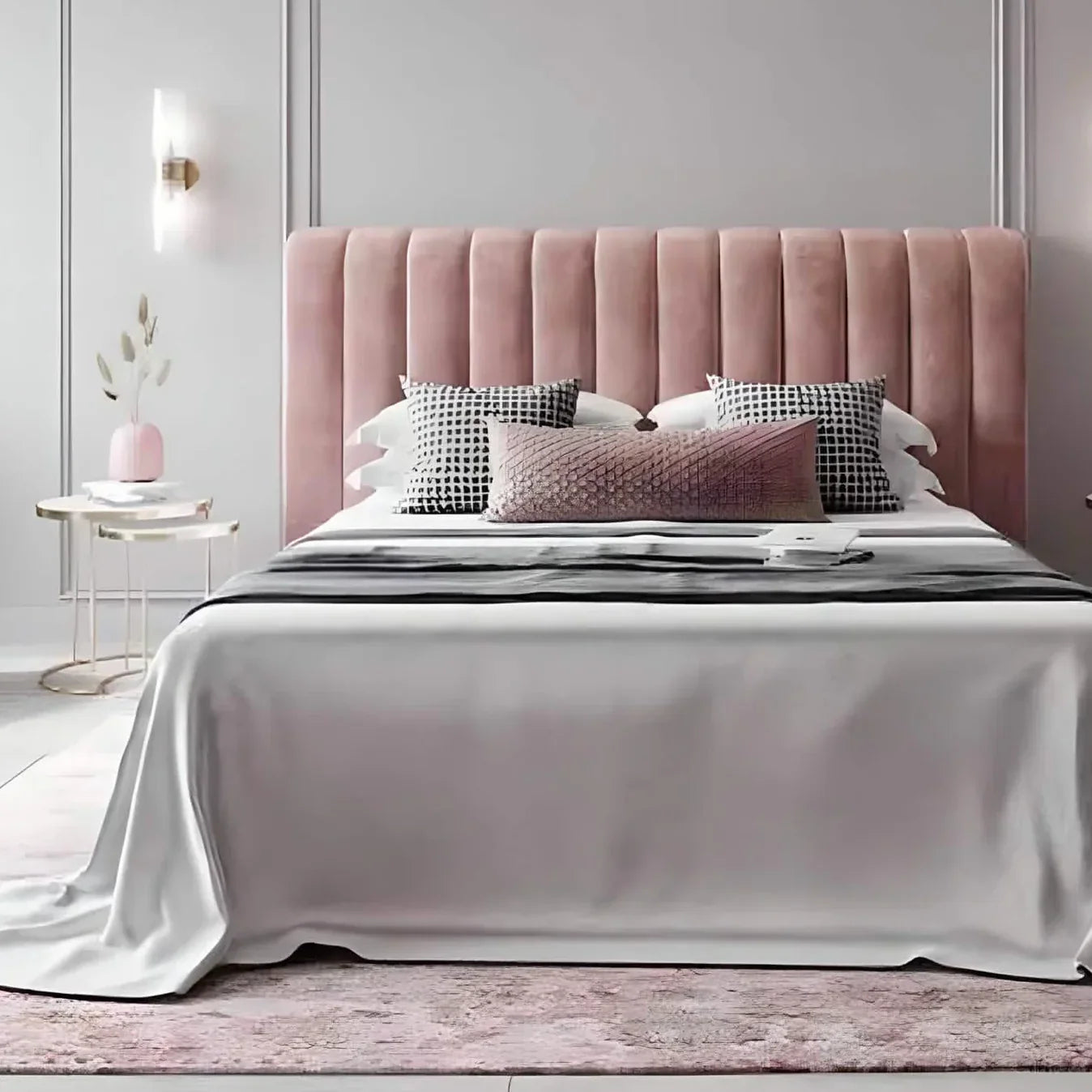 سرير كينج خشب موسكي، 160*195*120 سم