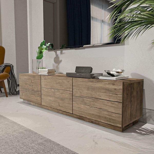 ترابيزة تليفزيون ام دي اف، 160*37*40 سم