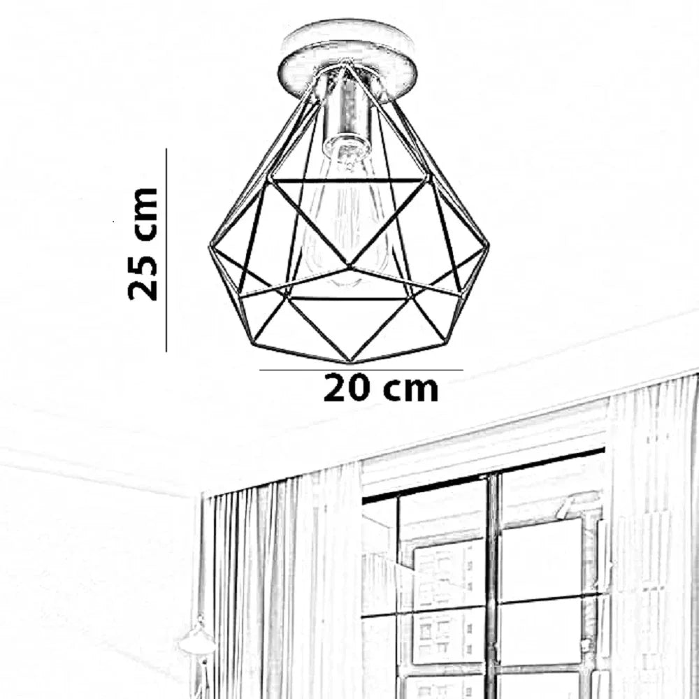 نجفة ستيل، 20*25 سم