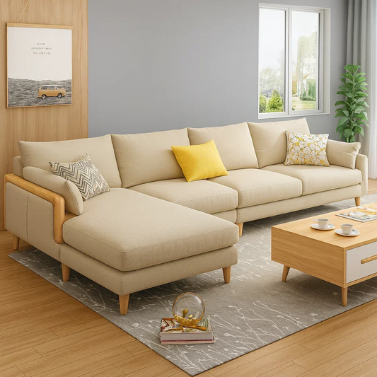 ركنة خشب زان، 350*180*75 سم