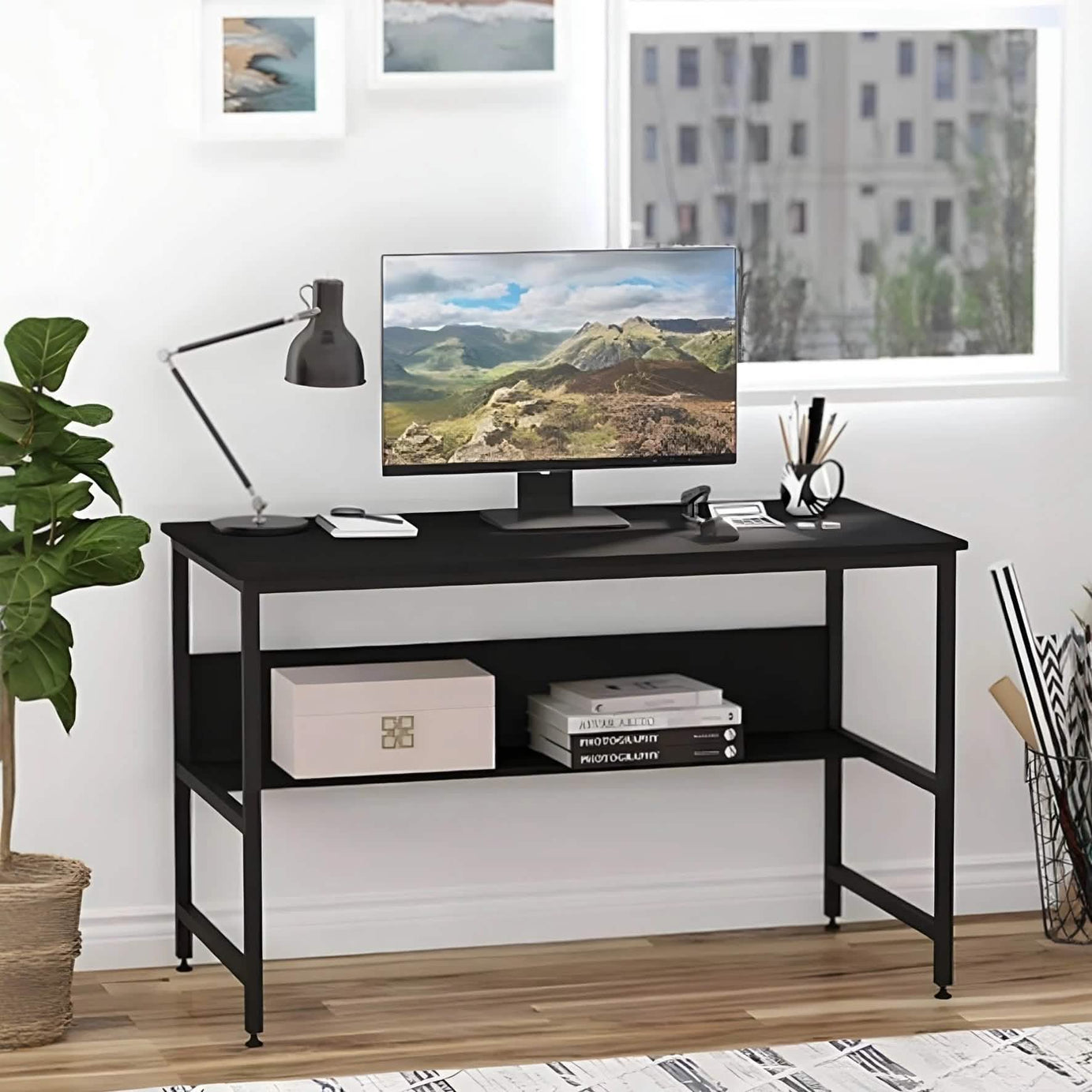 مكتب معدن، 120*60*75 سم