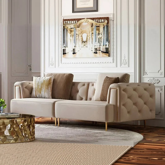 كنبة خشب زان، 240*90*75 سم