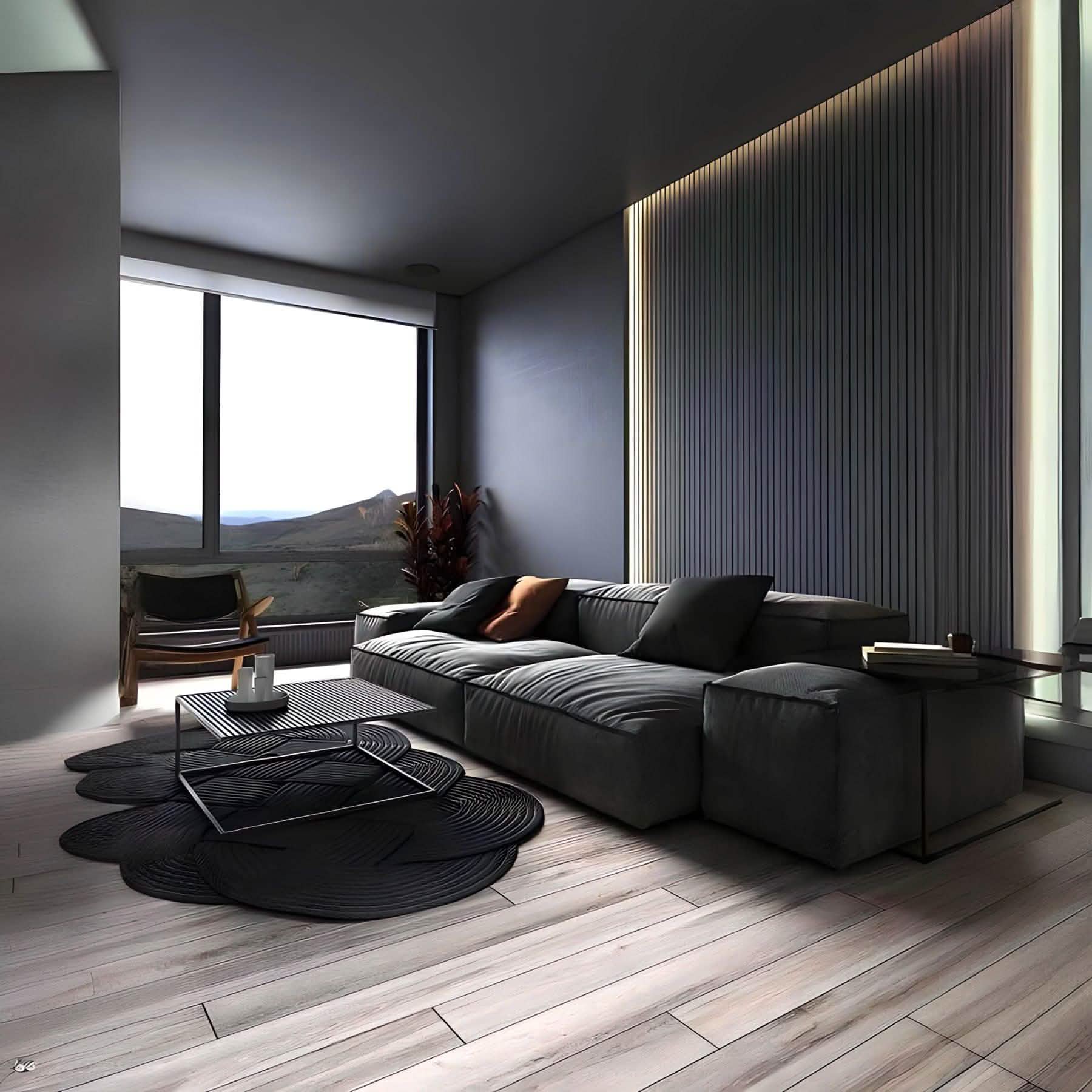 كنبة خشب زان 240*90*75 سم - IST9 High Style