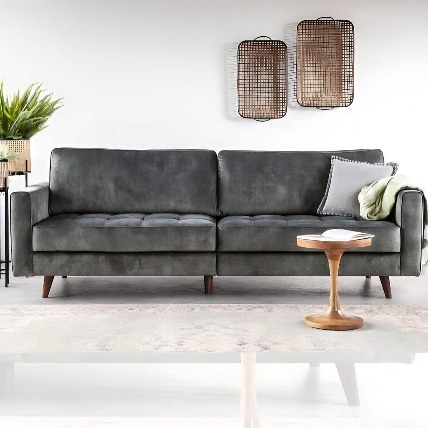 كنبة خشب زان 200*85*75 سم - BAW17 Badawy