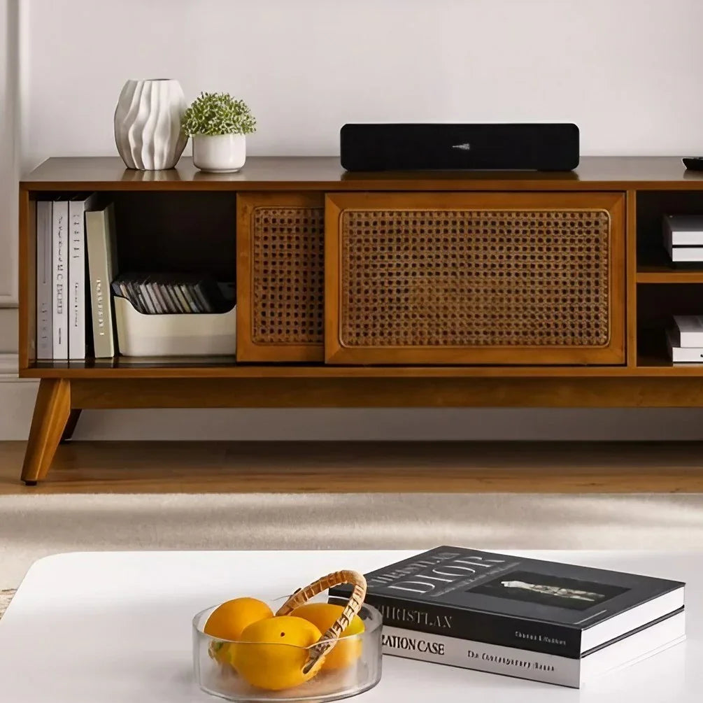 ترابيزة تليفزيون خشب كونتر، 160*40*55 سم