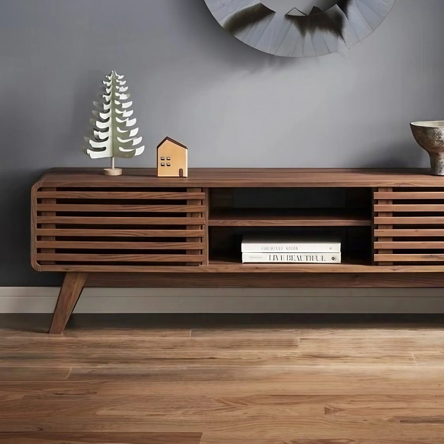 ترابيزة تليفزيون خشب كونتر، 180*40*55 سم