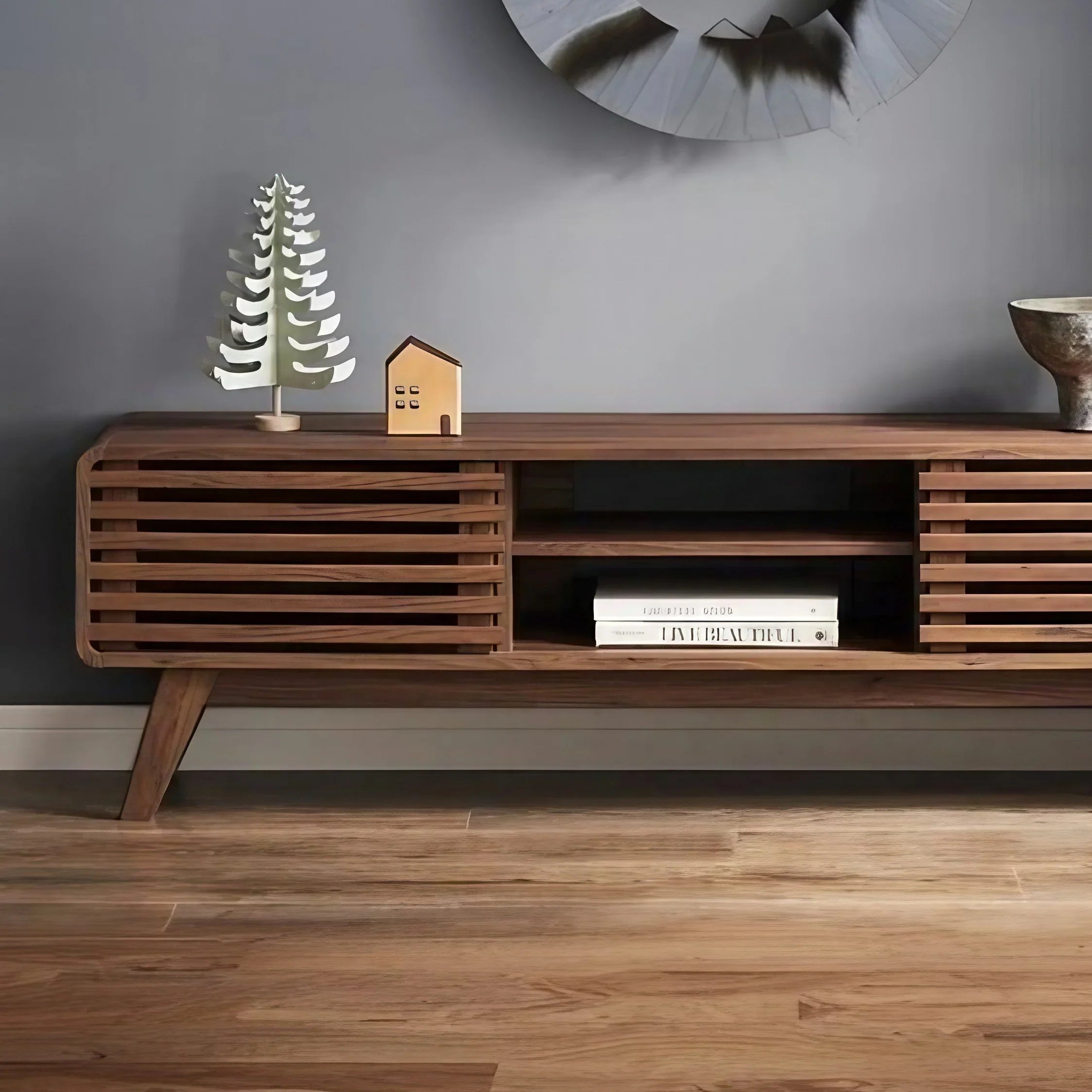 ترابيزة تليفزيون خشب كونتر، 180*40*55 سم