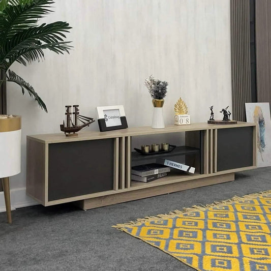 ترابيزة تليفزيون ام دي اف 180*30*45 سم - CLG241 - Homix