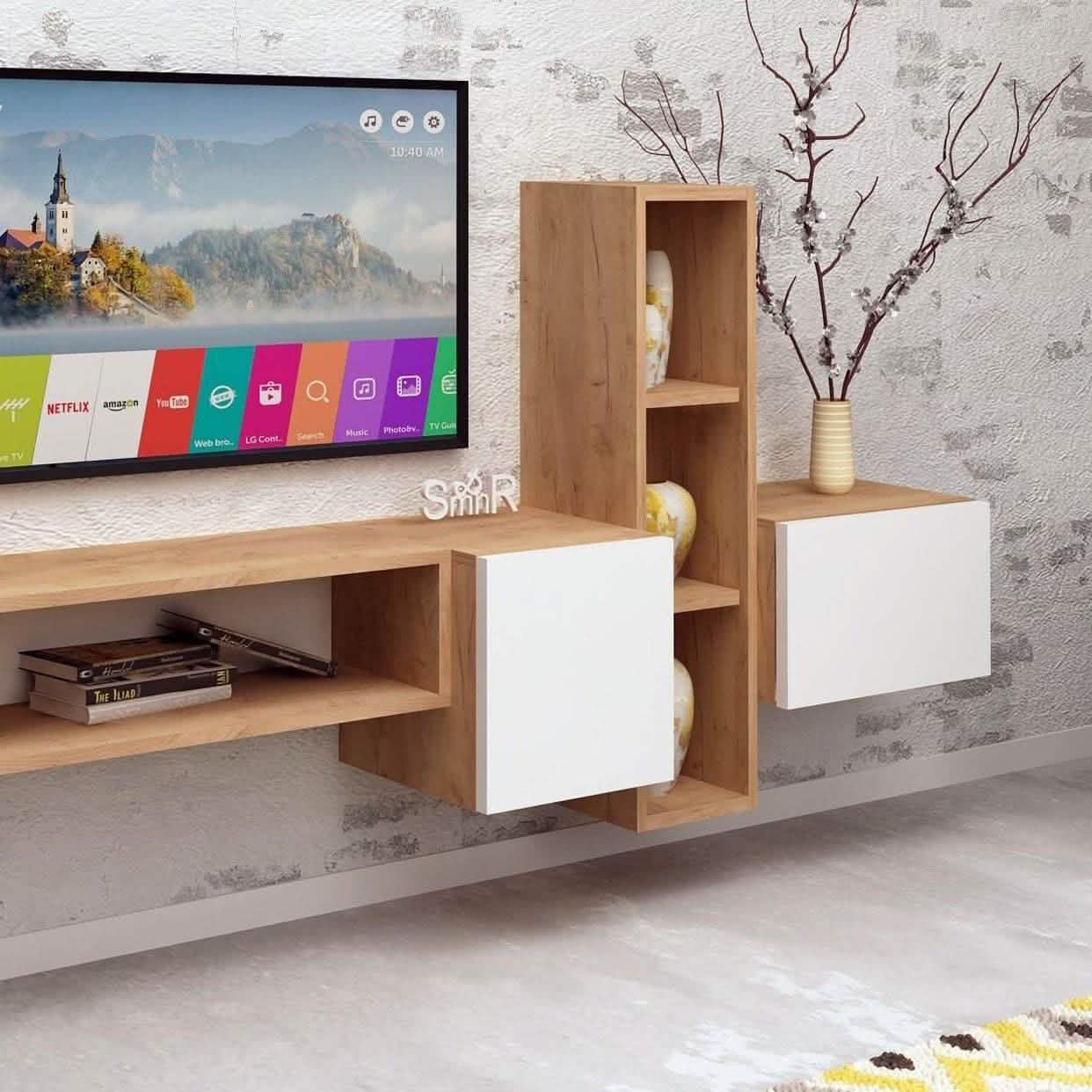 تسوق الأن من هومكس  ترابيزة تليفزيون ام دي اف 180*30*70 سم - CLG272 بأفضل سعر وأفضل جودة 